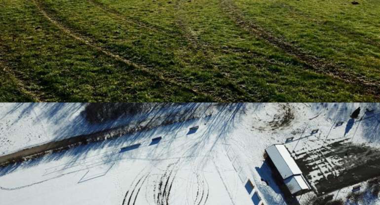Unbekannte Drifter beschädigen Fußballplatz des FC Greifenberg