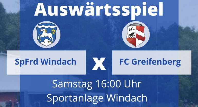 Fc Greifenberg vs. SpFrd Windach