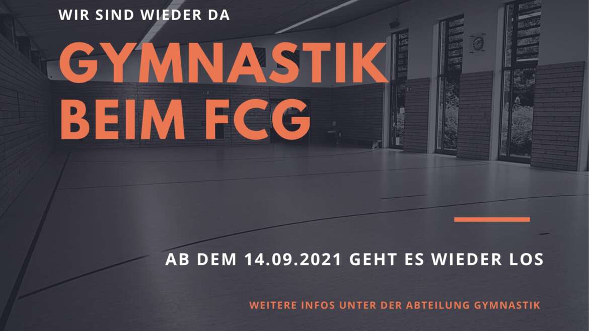 Gymnastik beim FCG – Wir sind wieder da!