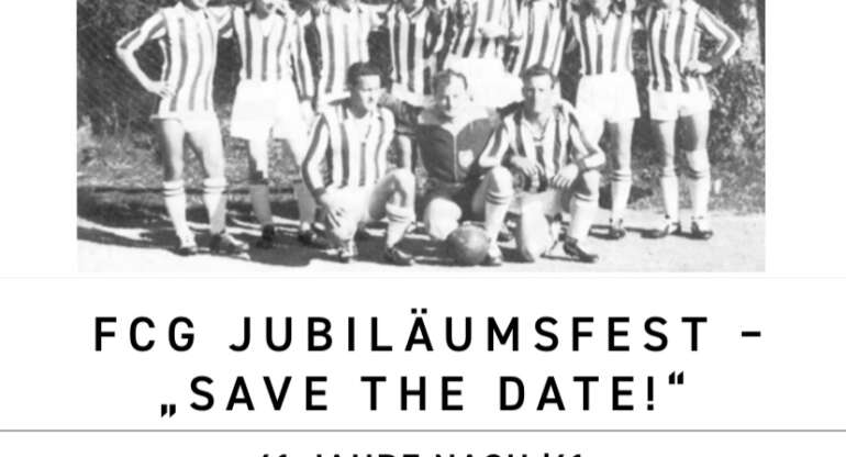 FCG JUBILÄUMSFEST – 61 Jahre nach ’61